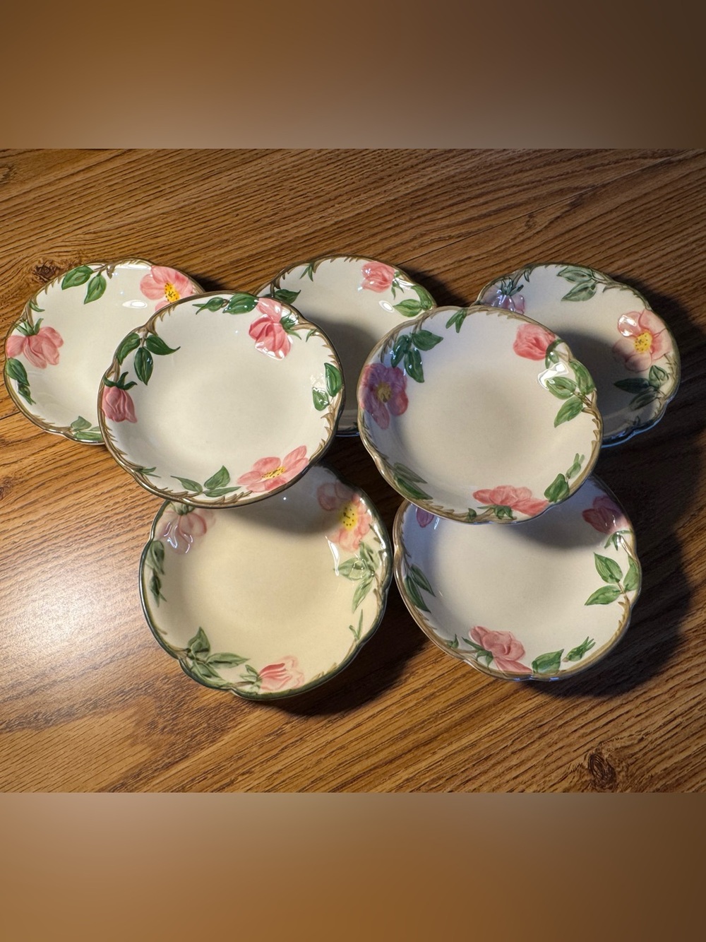 Vintage Franciscan Desert Rose Pattern 5” Fruit Bowl